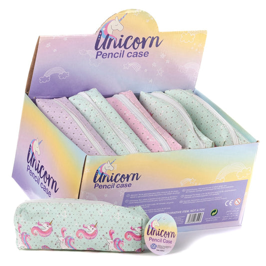 Unicorn Fabric Pencil Case or Cosmetic Case