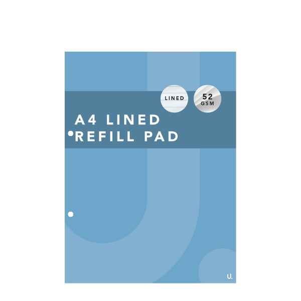 A4 Refill Pad 80 Pages Colour cover 52 GSM