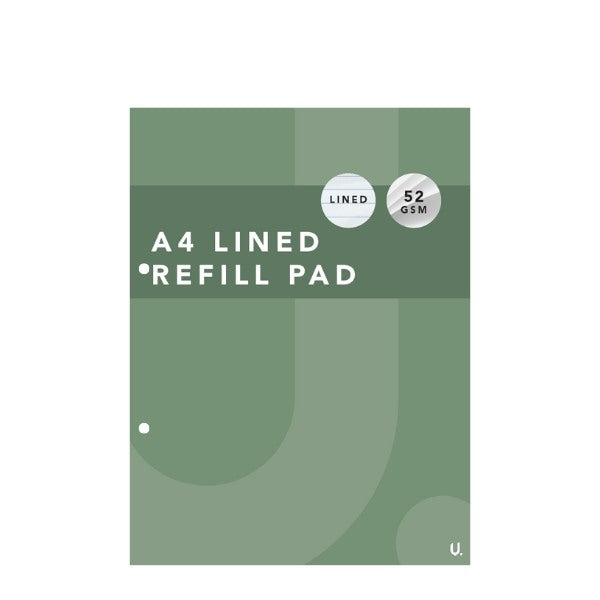 A4 Refill Pad 80 Pages Colour cover 52 GSM