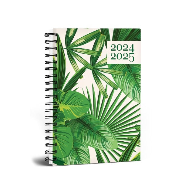 A5 Spiral Week to View Pattern Academic Diary 2024-25