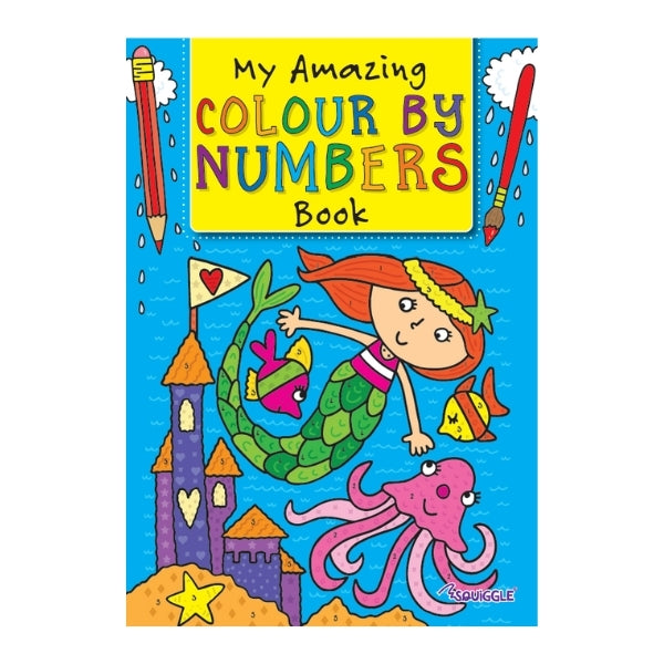 Kids Colour by Numbers Bundle - Age 3 plus - 2 Books plus Pencils