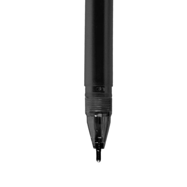 Gel Pens - pack of 6 - choose all black or assorted - stationery