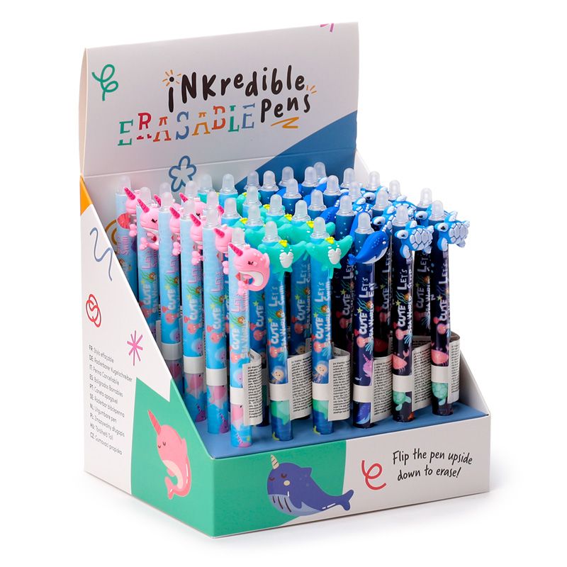 Inkredible Erasable Pen with Sealife Topper - Age 3 and over