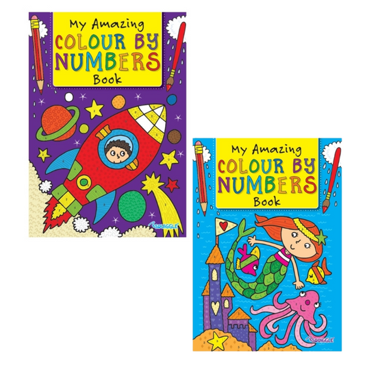 Children's Colour by Numbers - Various available - Activity Book for Budding Artists 3 plus