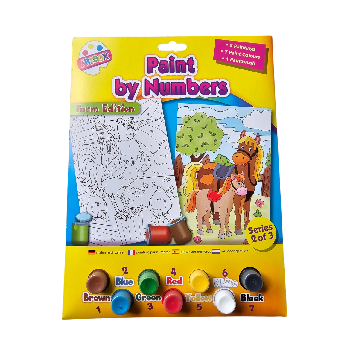 Junior Paint By Numbers by Artbox - Age 3 and over - 3 to choose from