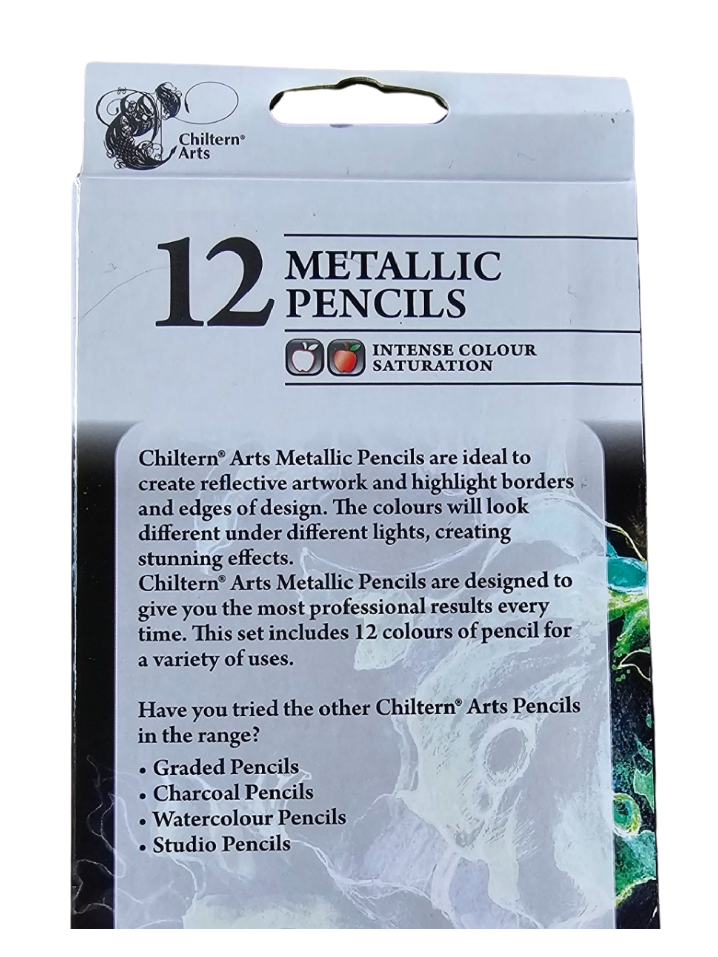 Metallic Pencils Pack of 12 - Artists Crafts Multi-use Colouring
