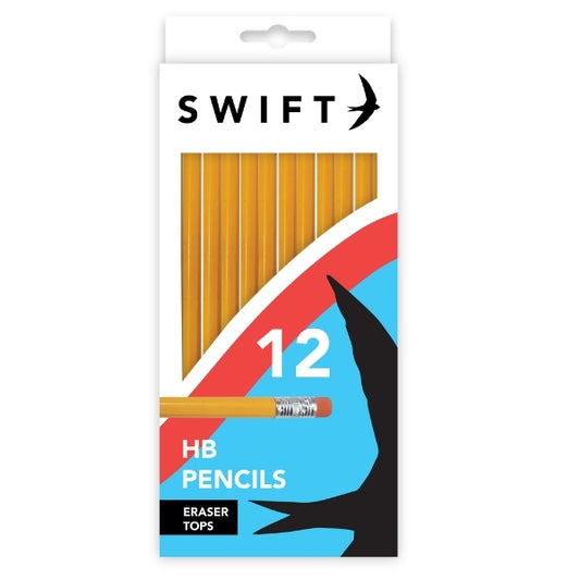 Pack of 12 HB Pencils - school home work