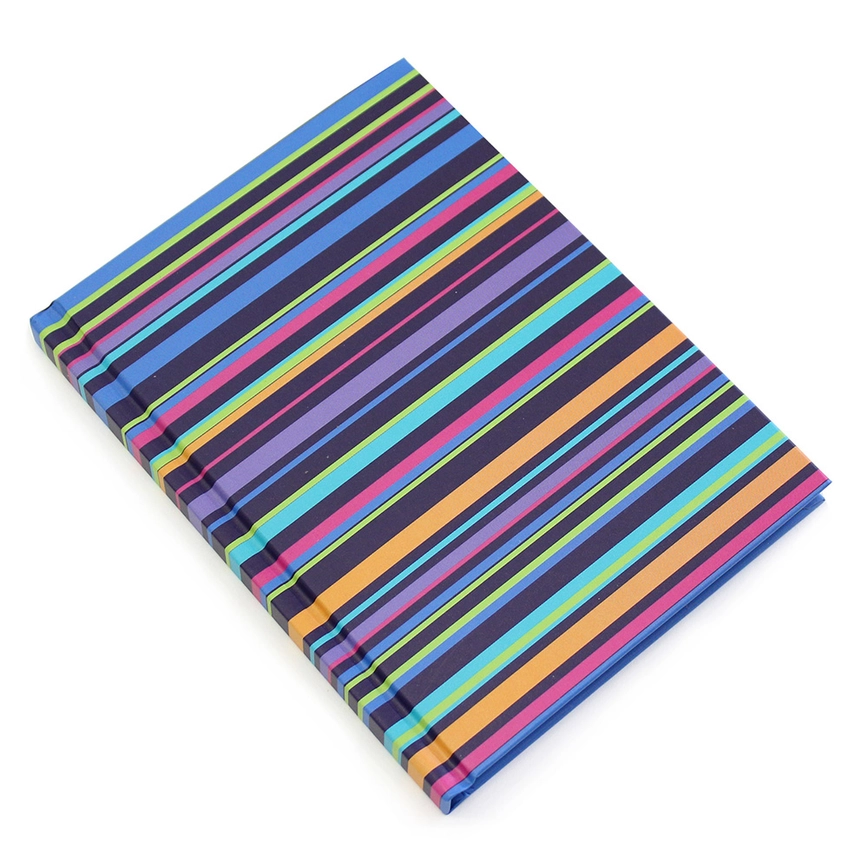 Stationery Bundle - Cupcake Pencil Case - 5 x Cake Scented Pens - A6 stripe Notebook